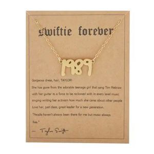 Taylor Swift 1989 Eras Tour necklace Swiftie gift